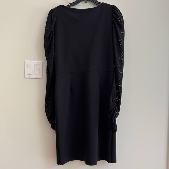 Chiara Boni La Petite Robe Inari Lace Dress in Black - Picture 2 of 2